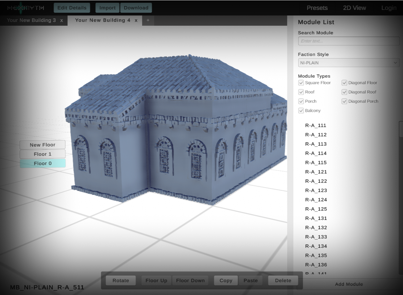 DESIGN YOUR OWN BUILDINGS